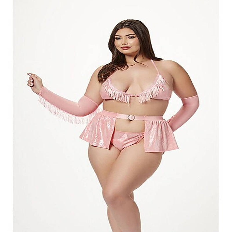 4 Piece Cowgirl Costume Set by Seven 'til Midnight - Fancy Dress Ups