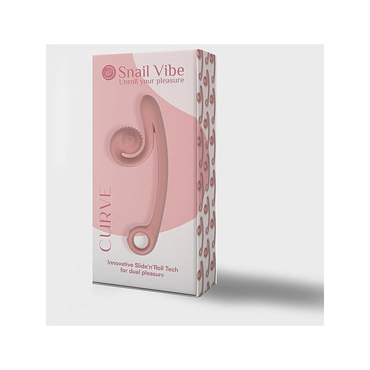 Snail Vibe Curve Rechargeable Dual Vibrator by Svibe - Rabbit Vibrators