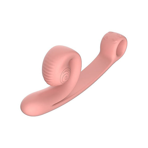 Snail Vibe Curve Rechargeable Dual Vibrator by Svibe - Rabbit Vibrators
