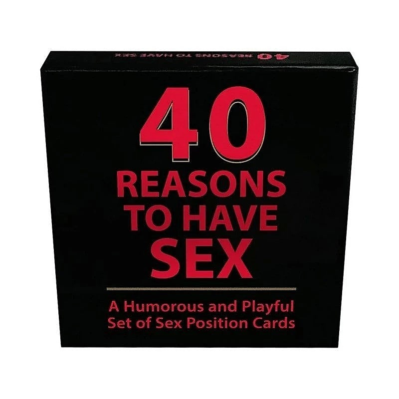 40 Reasons to Have Sex Position Card Game by Kheper Games - Sex Games, Coupons and Tricks