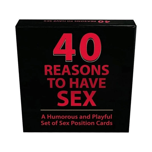 40 Reasons to Have Sex Game by Kheper Games - Sex Games, Coupons and Tricks