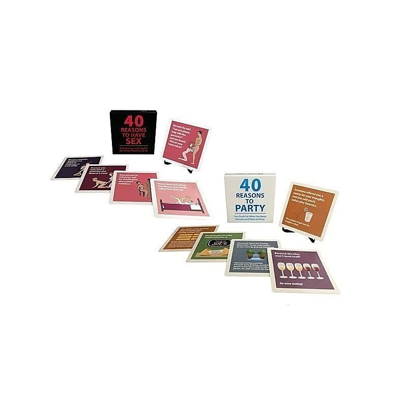 40 Reasons to Have Sex Position Card Game by Kheper Games - Sex Games, Coupons and Tricks