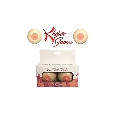 Kheper Games Boobie Bath Bomb Set with Fragrance - Bath and Intimate Fragrances