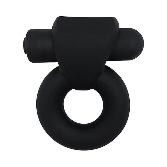 Nero Liquid Silicone Vibe Cock Ring by Evolved - Silicone Cock Rings