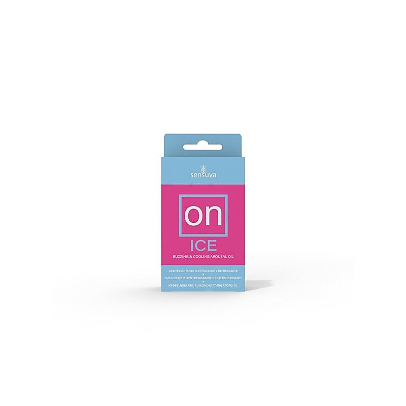 Sensuva On Ice Arousal Oil Medium Box 5ml Dual Cooling Warming Sensations - Massage Oils and Lubricants