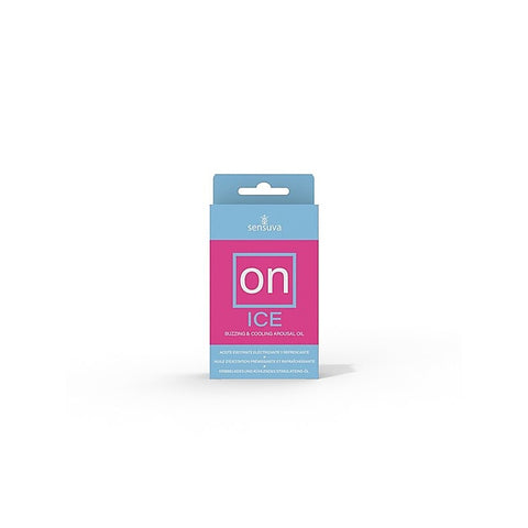 Sensuva On Ice Arousal Oil Medium Box 5ml Dual Cooling Warming Sensations - Massage Oils and Lubricants