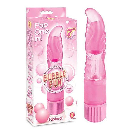 Bubble Fun - Ribbed by Icon Brands - G-Spot Vibrators