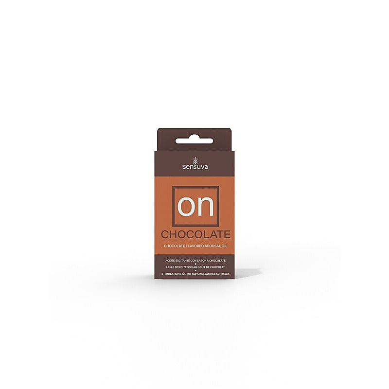 Sensuva On Chocolate Arousal Oil Medium Box 5ml Natural Clitoral Stimulation - Massage Oils and Lubricants