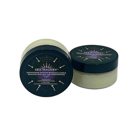 Kama Sutra Sex Magnet Pheromone Massage Candle Blue Lotus Arousal Enhancement - Bath and Intimate Fragrances
