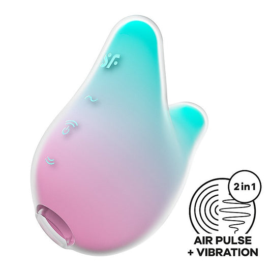 Mermaid USB Rechargeable Clitoral Vibrator by Satisfyer - Clit Ticklers and Pulsators