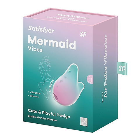 Mermaid USB Rechargeable Clitoral Vibrator by Satisfyer - Clit Ticklers and Pulsators