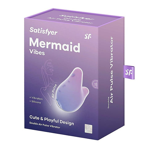 Mermaid USB Rechargeable Clitoral Vibrator by Satisfyer - Clit Ticklers and Pulsators