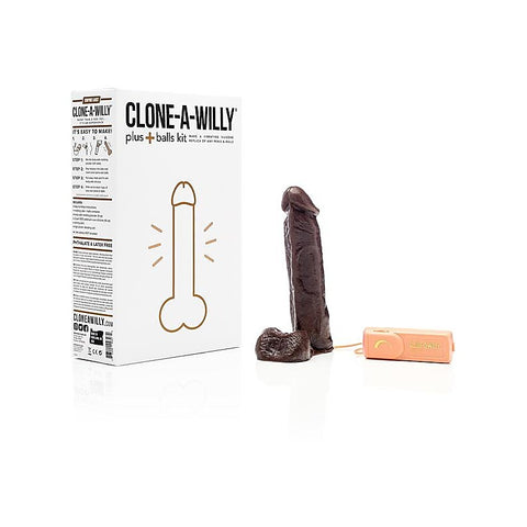 Empire Labs Clone A Willy Plus Balls Kit Deep Skin Tone - Sex Kits