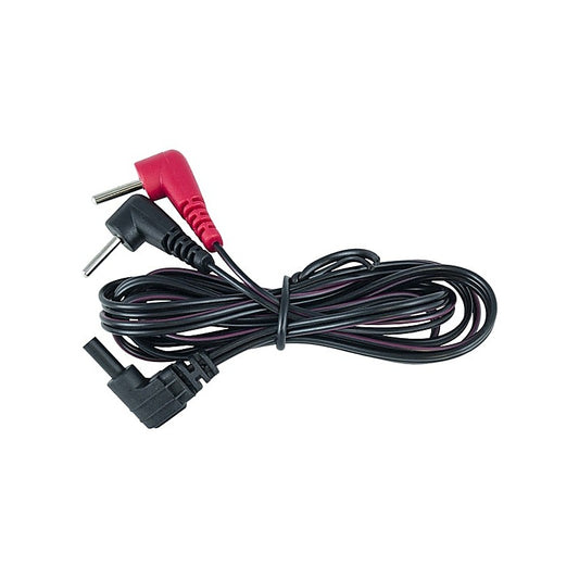 Replacement Cable with 90 Degree Plugs by Electrastim - Vibrator Accessories