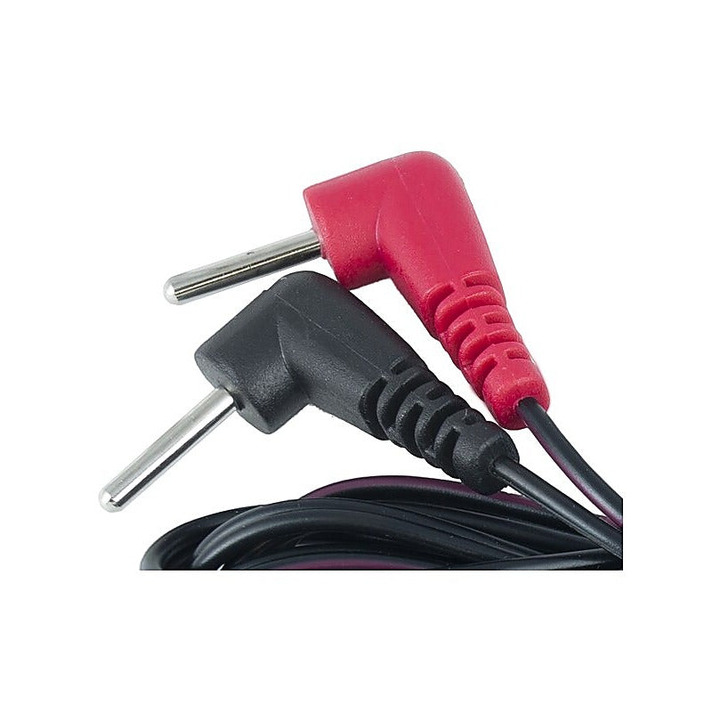 Replacement Cable with 90 Degree Plugs by Electrastim - Vibrator Accessories