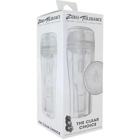 THE CLEAR CHOICE Clear Vagina Stroker by Evolved - Masturbators and Strokers