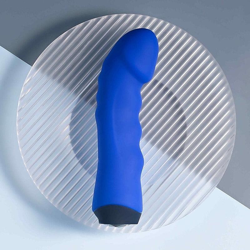 Blue Banger USB Rechargeable Vibrator by Evolved - Vibrating Dildos