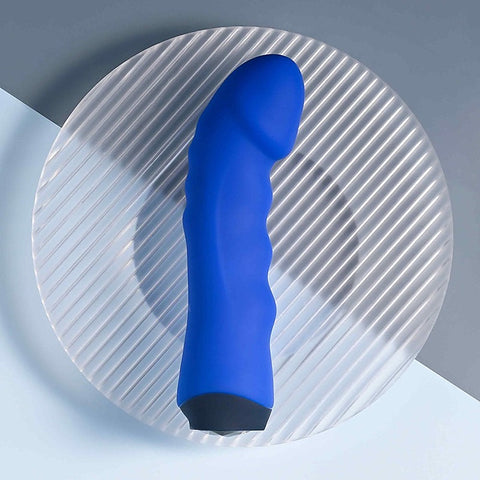 Blue Banger USB Rechargeable Vibrator by Evolved - Vibrating Dildos