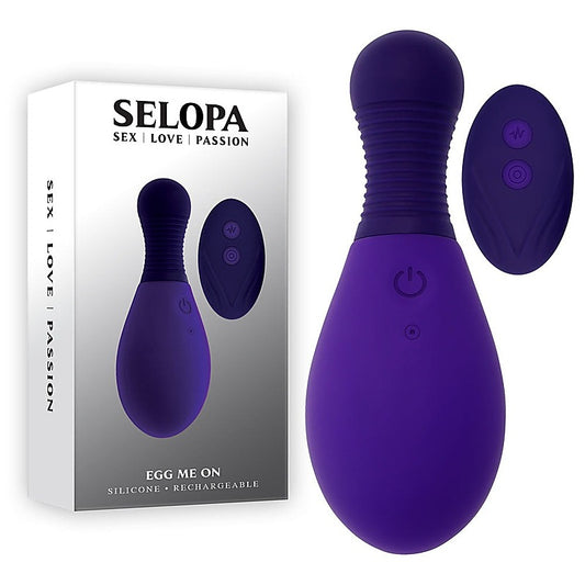 Selopa EGG ME ON USB Rechargeable Egg with Wireless Remote - Love Eggs and Kegel Exercisers