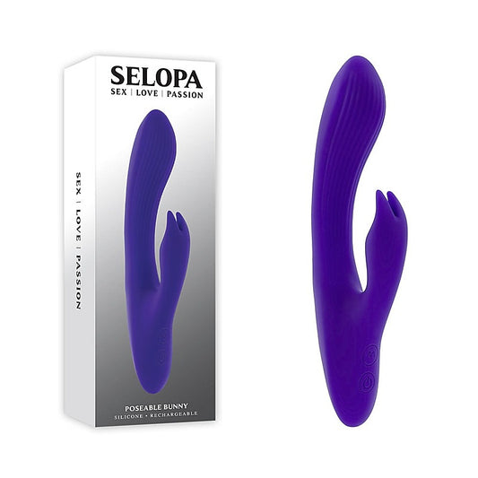 Selopa POSEABLE BUNNY Poseable Rabbit Vibrator - Rabbit Vibrators