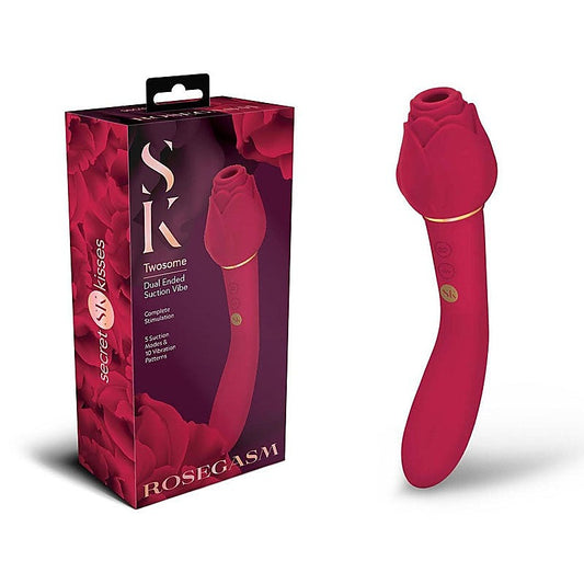 ROSEGASM TWOSOME Air Pulsation Stimulator & Vibrator - Clit Ticklers and Pulsators