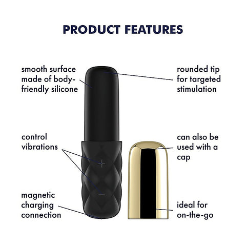 Mini Sparkling Darling Bullet Vibrator By Satisfyer - Bullet Vibrators
