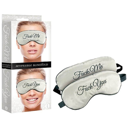 The 9's Reversible Fuck Me/Fuck You Blindfold by Icon Brands - Masks And Blindfolds