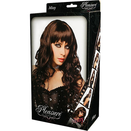 PLEASURE WIGS Missy Brunette Wig by Xgen Products - Wigs and Gloves