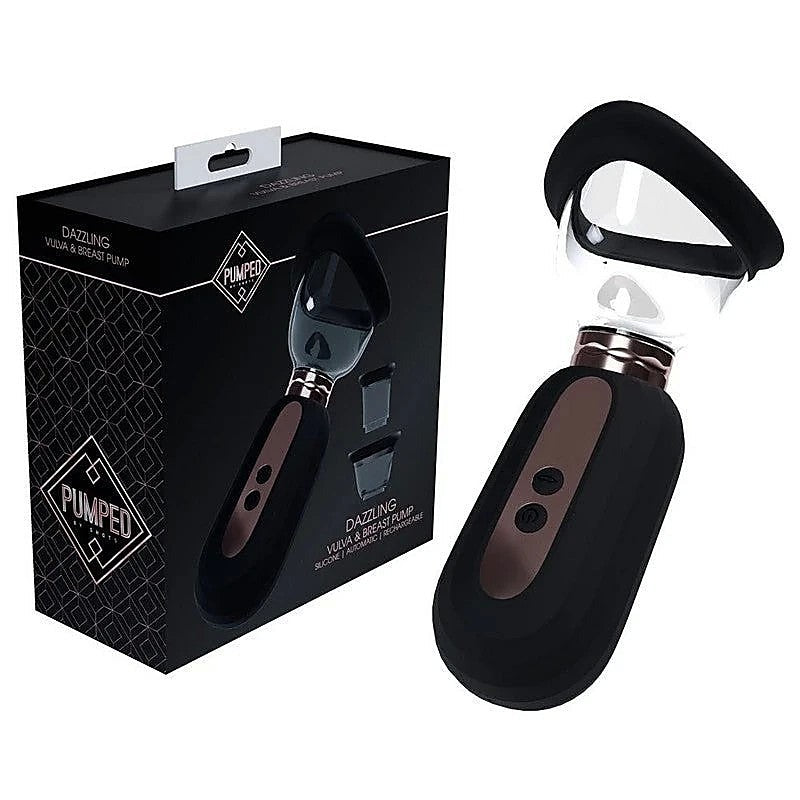PUMPED Dazzling Auto USB Rechargeable Ladies Pump - Pussy And Clit Toys
