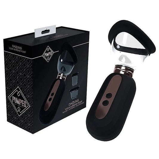 PUMPED Dazzling Auto USB Rechargeable Ladies Pump - Pussy And Clit Toys