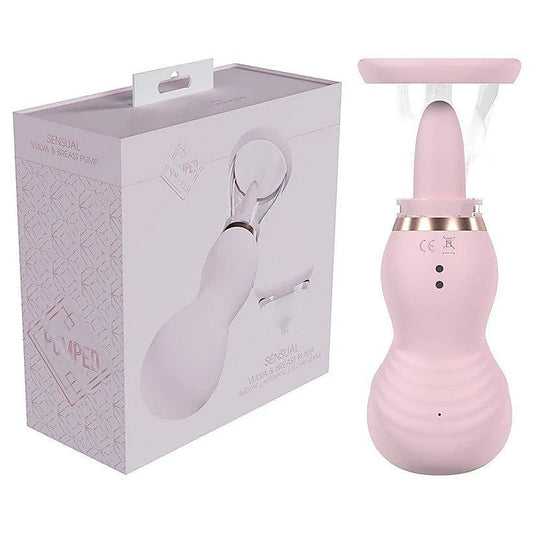 PUMPED Sensual Auto USB Rechargeable Vulva & Breast Pump - Pussy And Clit Toys