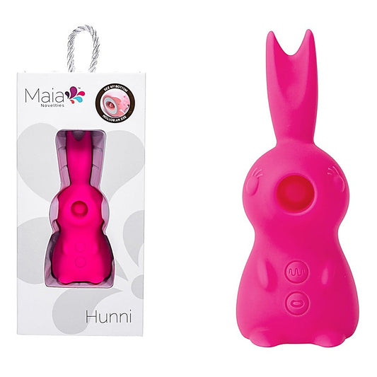 HUNNI USB Rechargeable Sucking Licking & Vibrating - Clit Ticklers and Pulsators