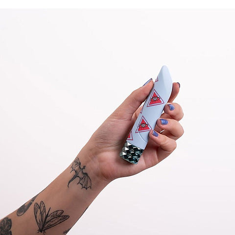Maia Toys Maia GRATEFUL DEB USB Rechargeable Bullet Vibrator Light Blue 25 Functions - Bullet Vibrators