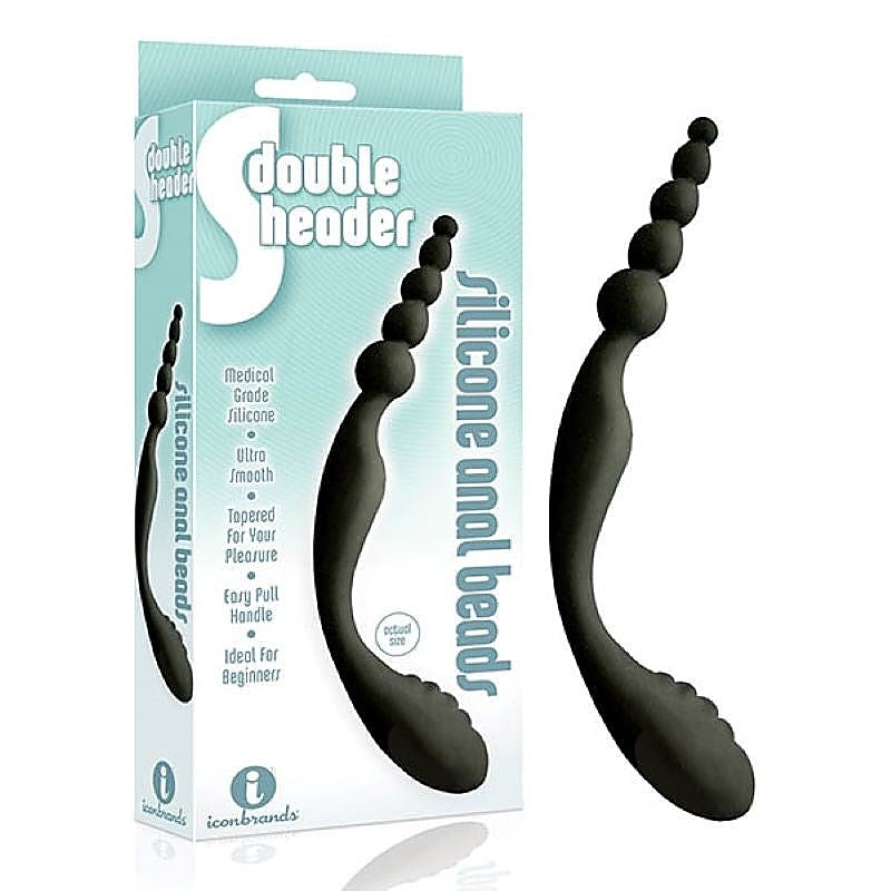 The 9's S-Double Header by Icon Brands - Anal Beads and Balls
