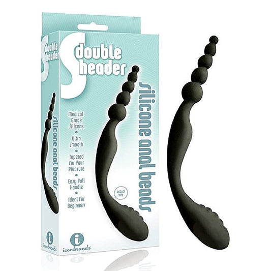 The 9's S-Double Header by Icon Brands - Anal Beads and Balls
