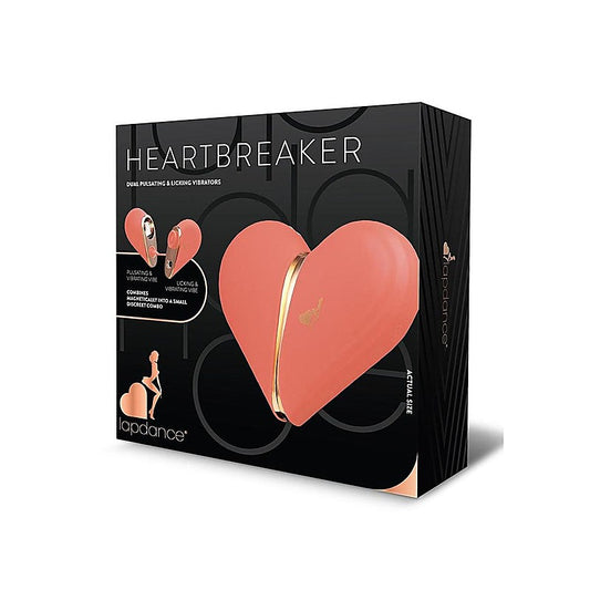 Lapdance Heartbreaker Pulsating Licking Vibrator - Personal Massagers
