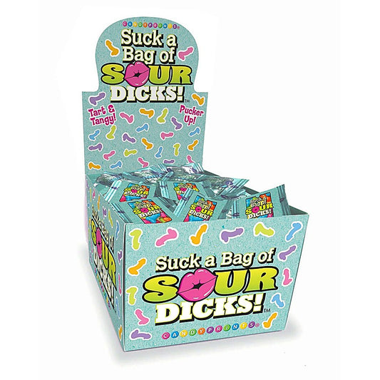 Suck A Bag Of Sour Dicks Fruit Flavoured Lollies Packs - Party Gifts and Novelties