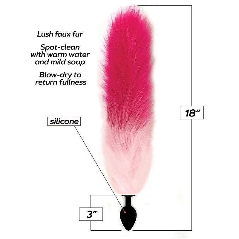 Foxy Fox Tail Silicone Butt Plug by Icon Brands - Butt Plugs