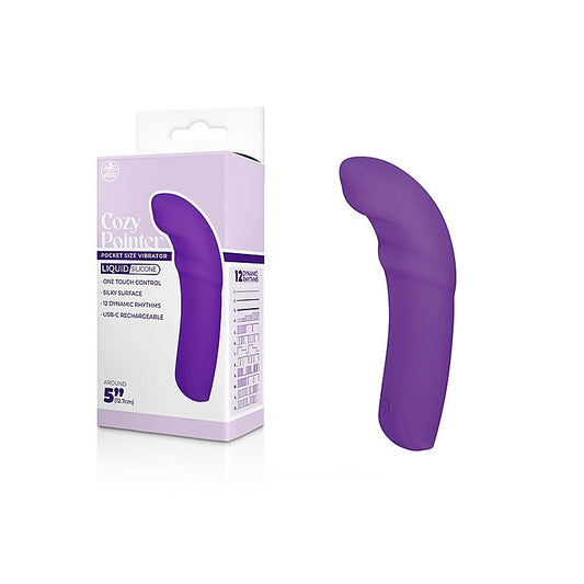 Cozy Pointer Curved Mini Vibrator by NANMA - Mini & Slim Vibrators