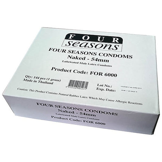 Naked Classic Bulk 144 Condoms by Four Seasons - Condoms