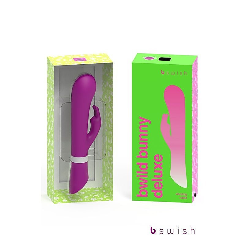 B Swish Bwild Deluxe Bunny Rabbit Vibrator Raspberry Dual Stimulation - Rabbit Vibrators