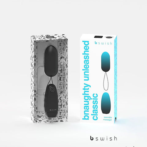 B Swish Bnaughty Classic Unleashed Vibrating Bullet with Wireless Remote Control Black - Bullet Vibrators