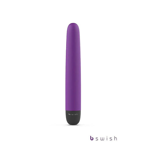 B Swish Bgood Classic Bullet Vibrator Purple 5 Speed Waterproof Sex Toy - Bullet Vibrators