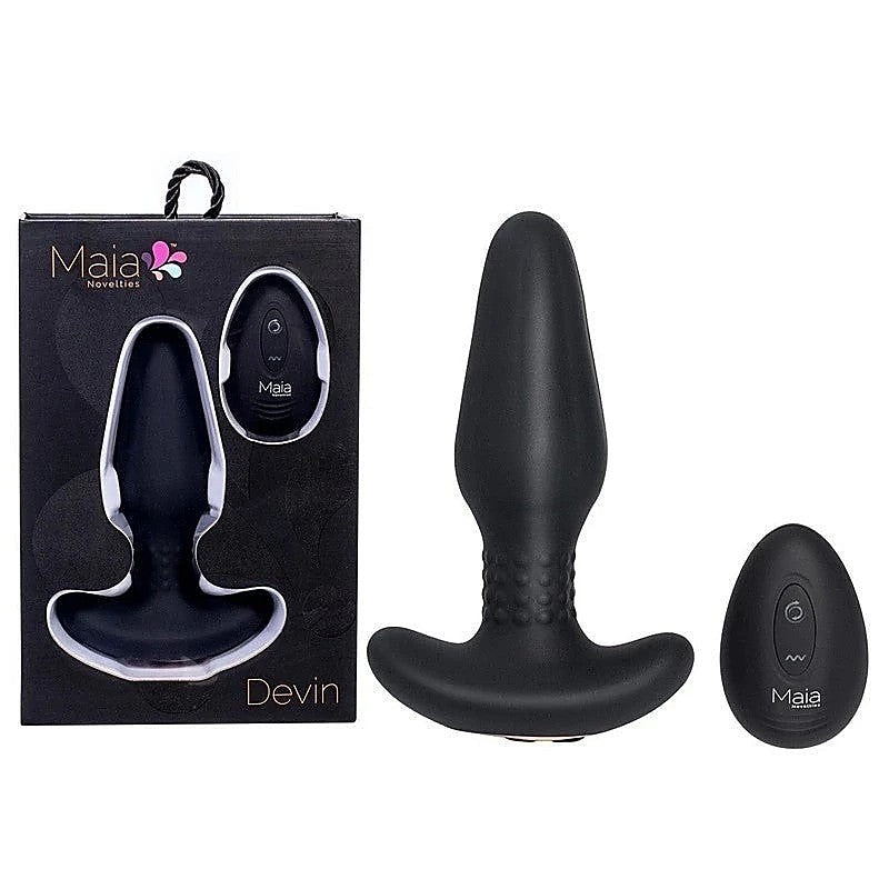 Maia DEVIN USB Rechargeable Vibrating Butt Plug by Maia Toys - Butt Plugs