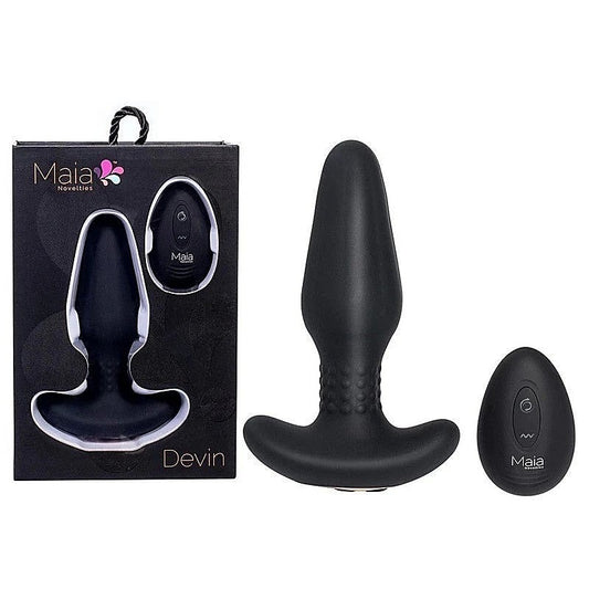 Maia DEVIN USB Rechargeable Vibrating Butt Plug by Maia Toys - Butt Plugs