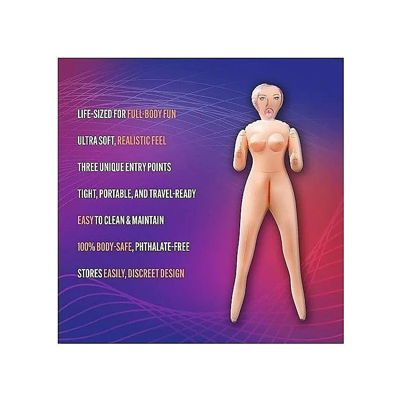 X5 Men Sweet Jasmine Inflatable Love Doll by Blush Novelties - Love Dolls