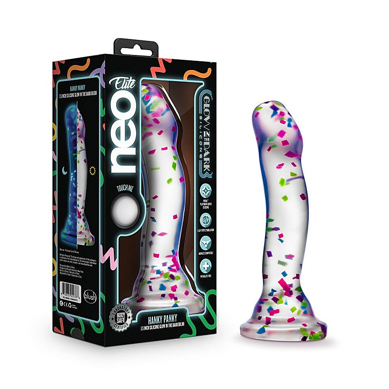 Neo Elite Glow Hanky Panky by Blush Novelties - Realistic Dildos