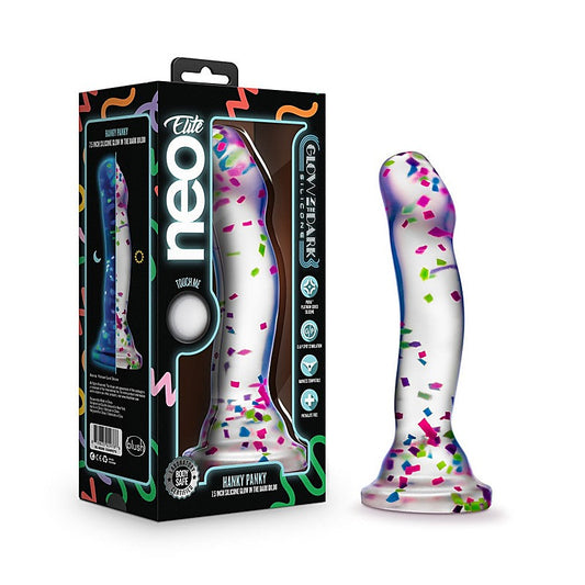 Neo Elite Glow Hanky Panky by Blush Novelties - Realistic Dildos