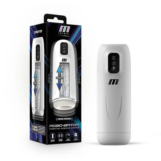 M For Men Robo-Bator Vibrating Stroker by Blush Novelties - Masturbators and Strokers