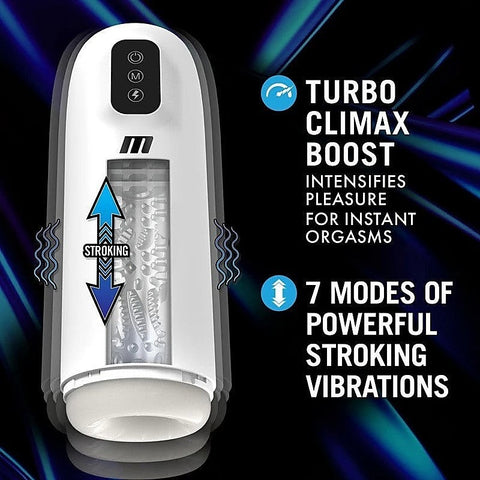 Premium M For Men Robo-Bator by Blush Novelties - Masturbators and Strokers
